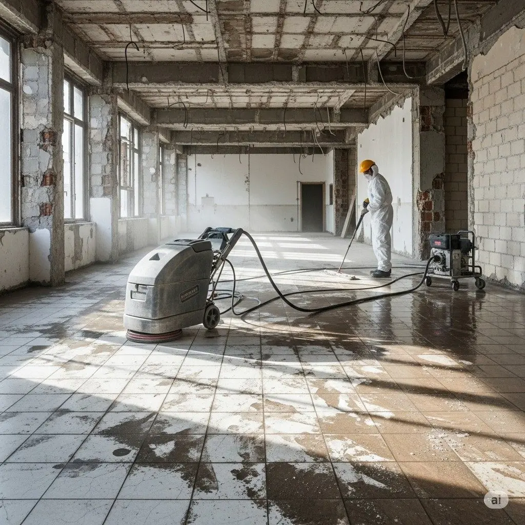 Post-construction cleanup
